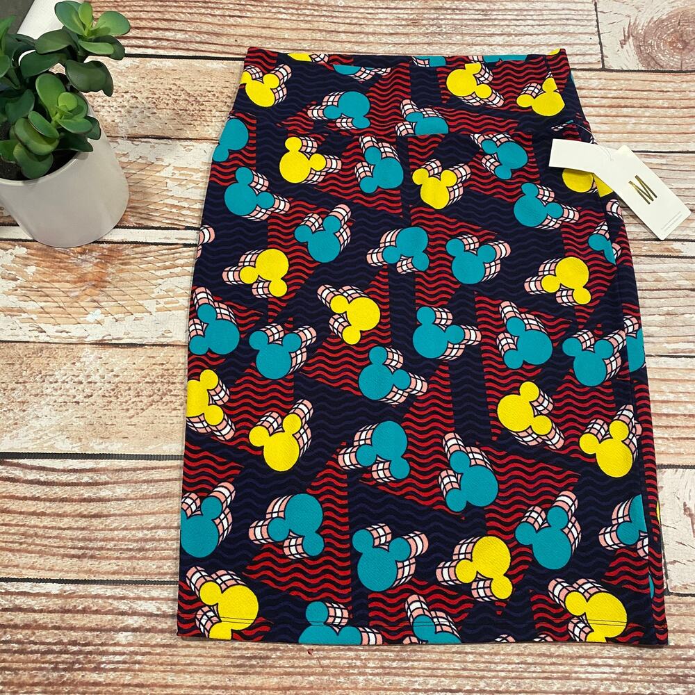 NEW LulaRoe Disney Mickey Mouse pencil skirt
